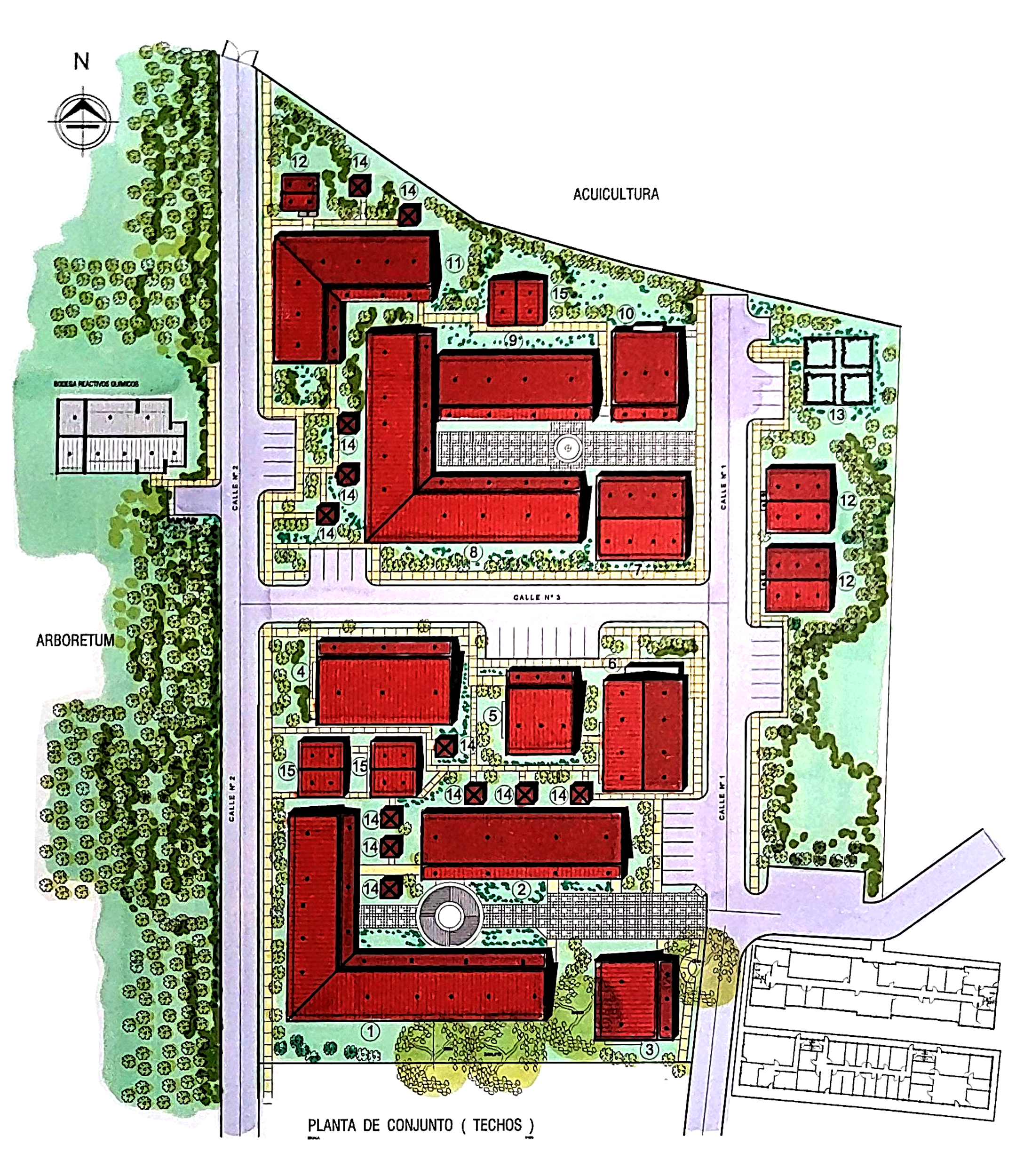 Universidad Nacional Agraria, proyecto de diseño de centros educativos en Managua, Managua (1 de 14)